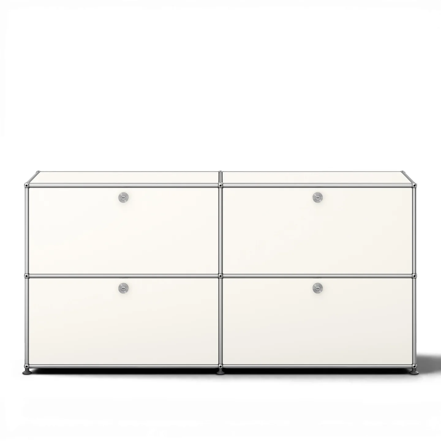 USM - USM Haller 109 Sideboard Pure White - Skänkar och sideboards - Fritz Haller & Paul Schärer - Vit - Metall
