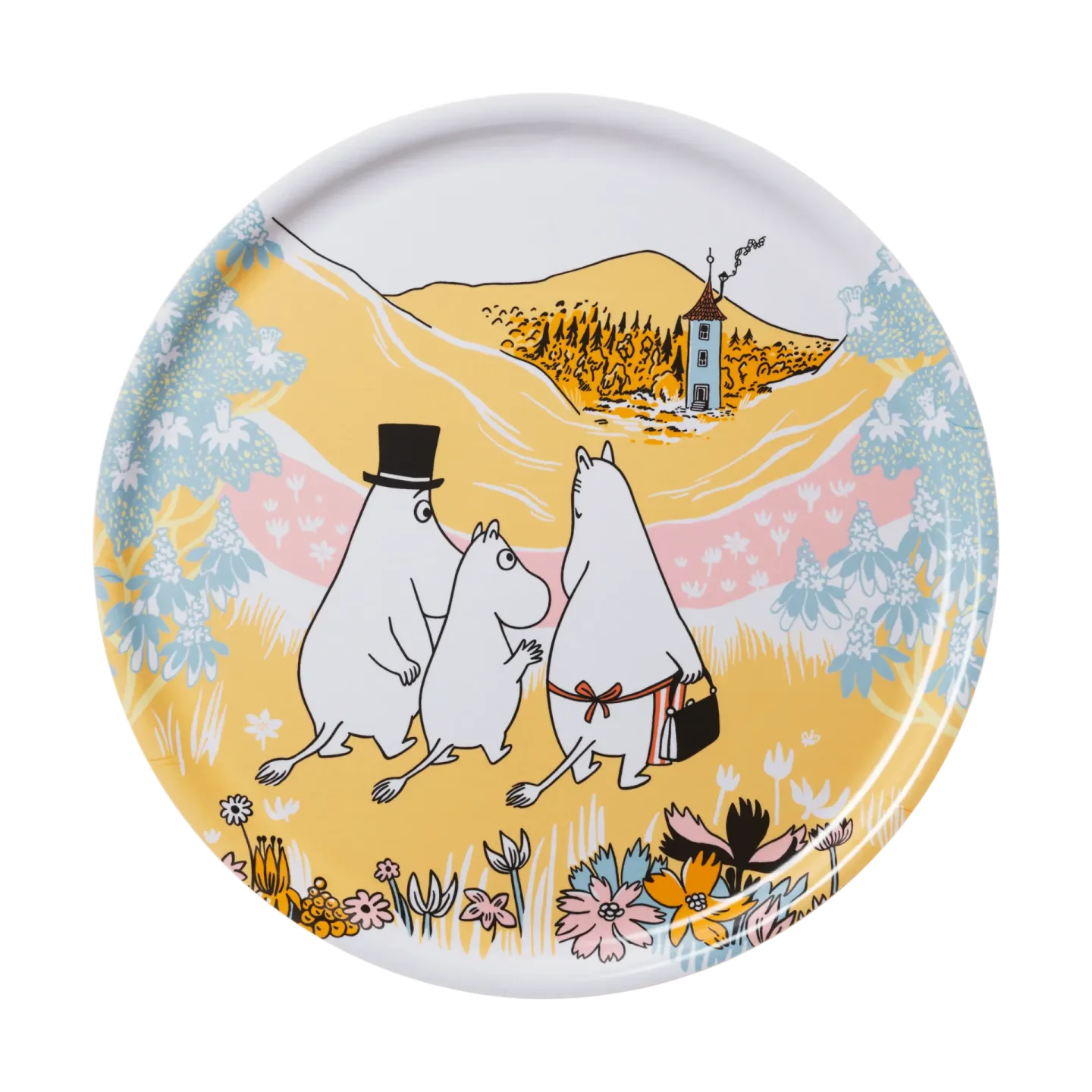 Moomin Arabia Family time Mumin Tablett Ø35 cm