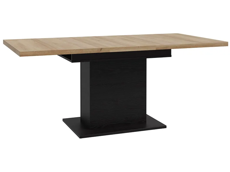 Tisch ausziehbar DURO 140-180x90x76cm schwarz