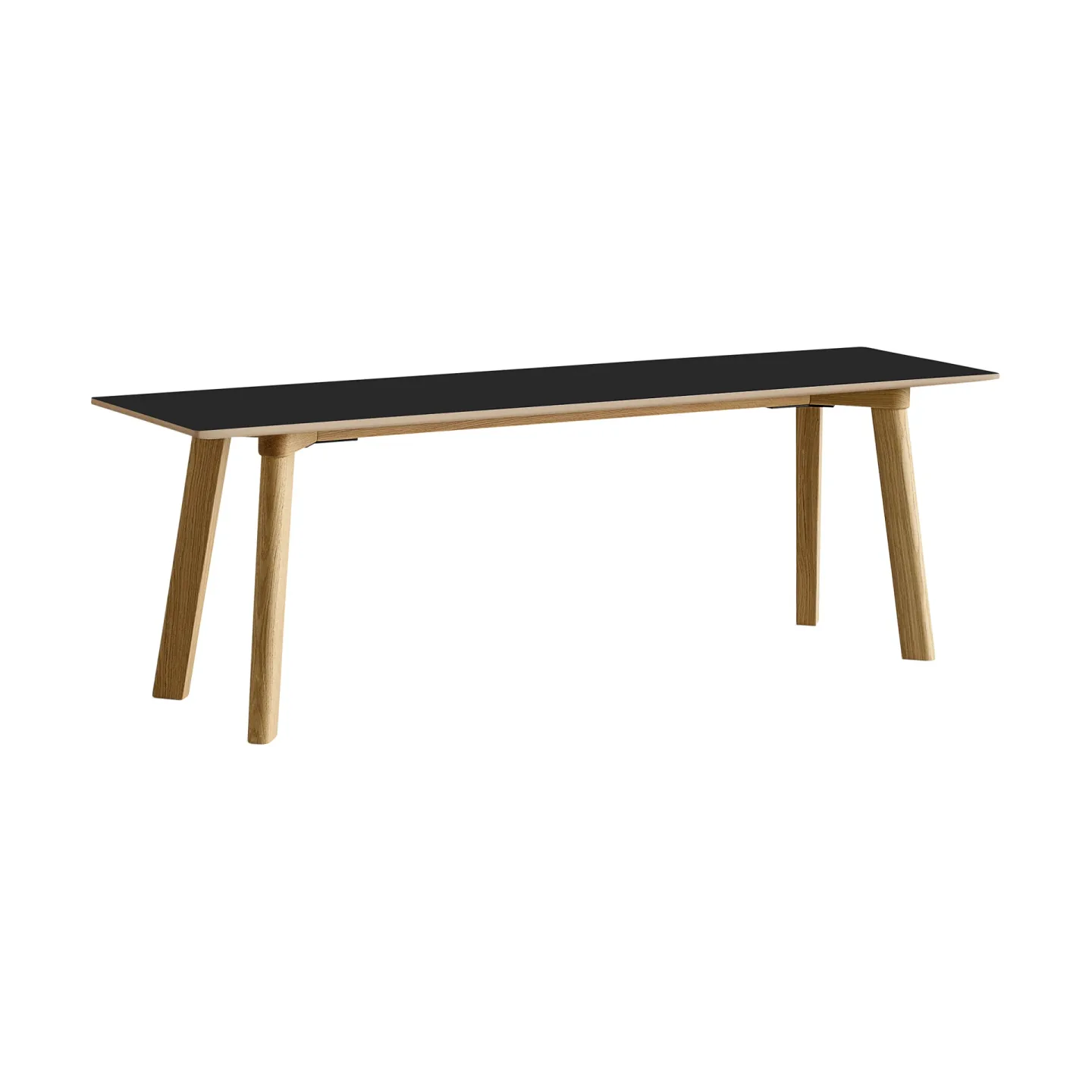 HAY CPH215 Deux 2.0 Bank 140 cm Black laminate-lacquered oak