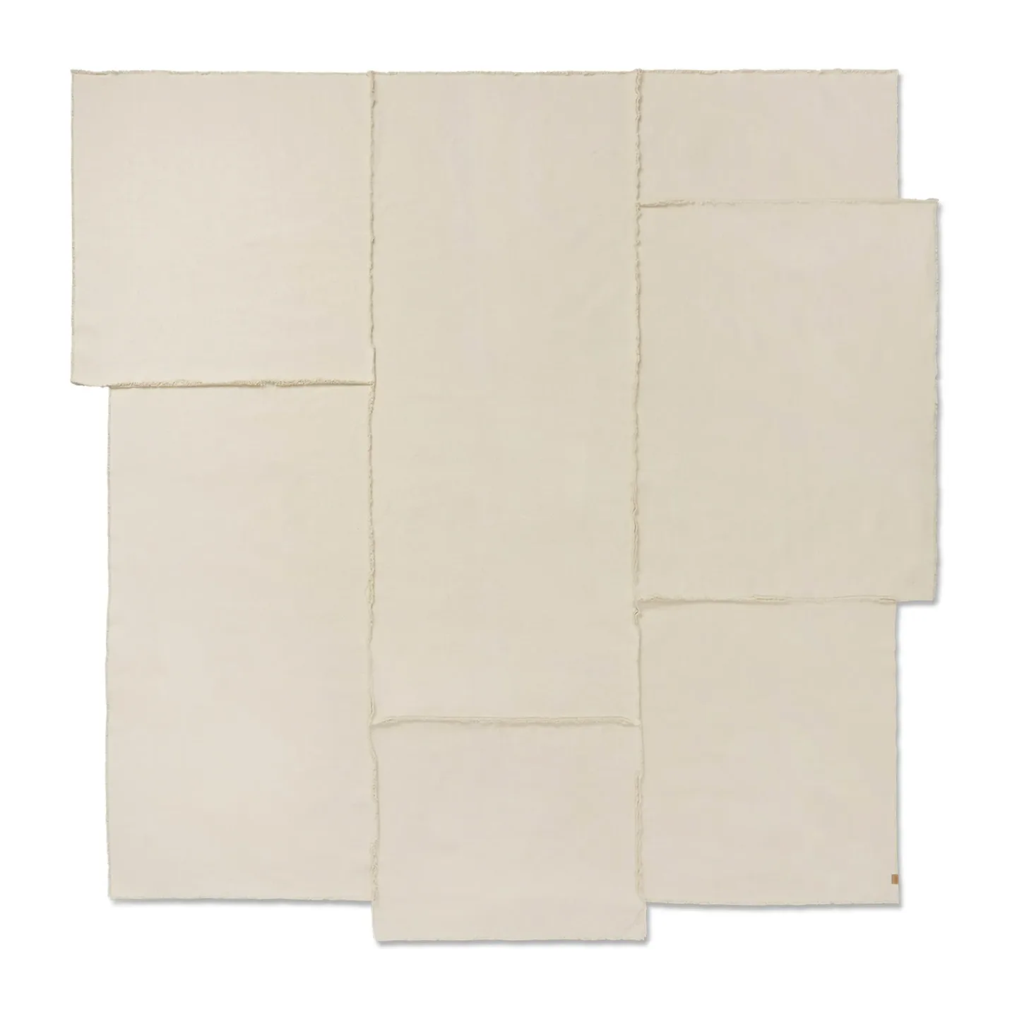 Ferm Living Offset Bettüberwurf 264 x 272cm Off-white