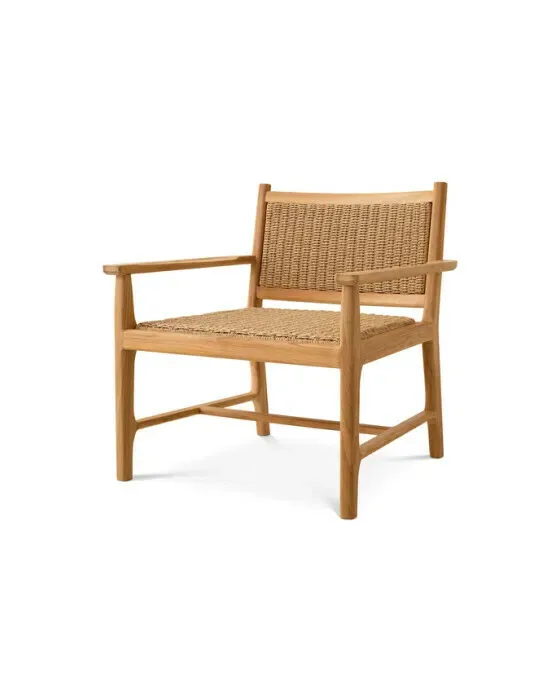 Pivetti fåtölj natural teak