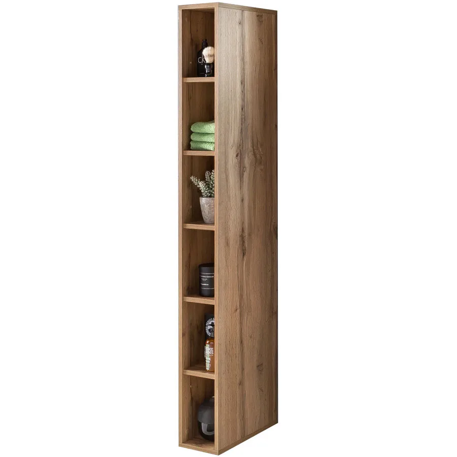 Regal Mable eiche landhaus Holzwerkstoff B 17.2 cm T 35.3 cm H 159.1 cm