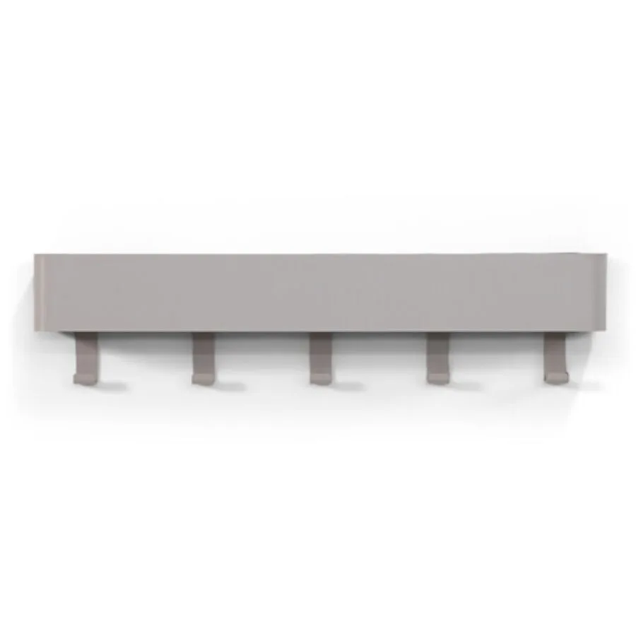 Spinder Design Garderobenleiste Hesta taupe Stahl H 12 cm 5