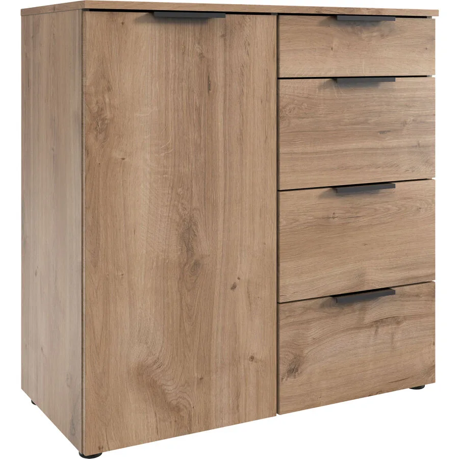 Kommode Sanko Plankeneiche Holzwerkstoff B 81 H 84 cm