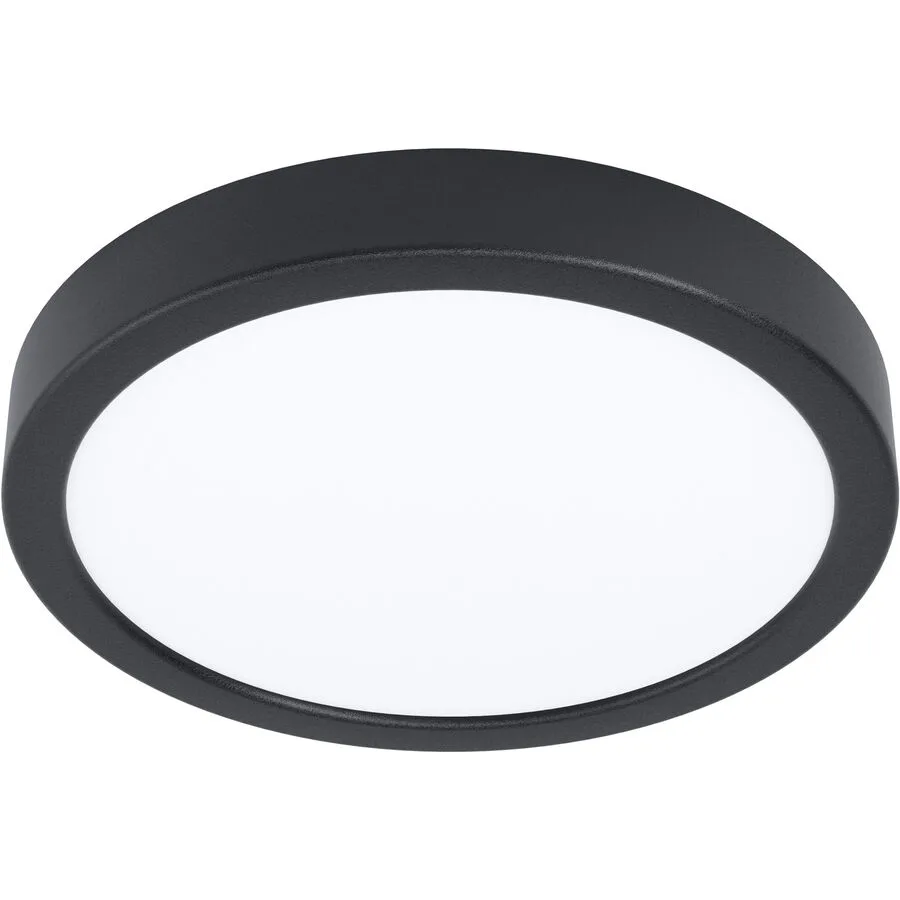 Eglo Deckenlampe Fueva 5 Schwarz Stahl 2.8 cm - LED - Lichtfarbe: Warmweiss - LED Energiesparlampen