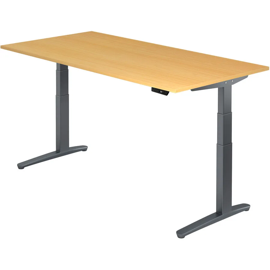 Schreibtisch Office Buche Dekor Holzwerkstoff B 200 T 100 cm