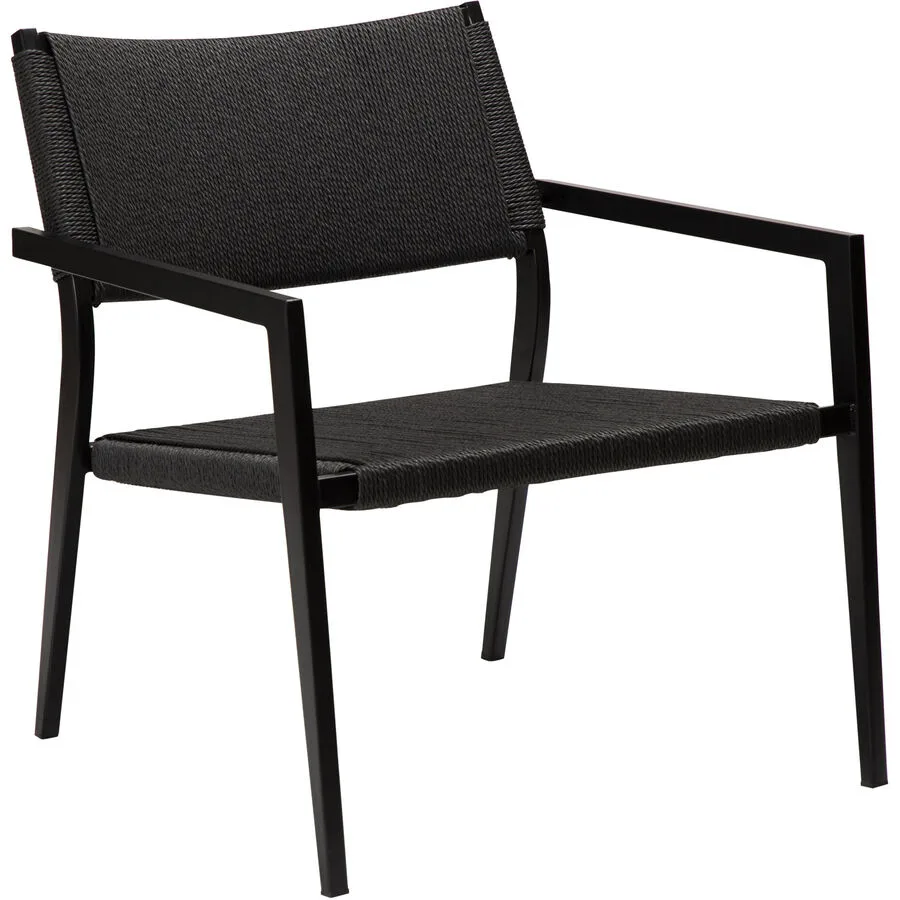 DAN-FORM Sessel 2er-Set Loop schwarz Mischgewebe B 65 T 70 H 71 cm