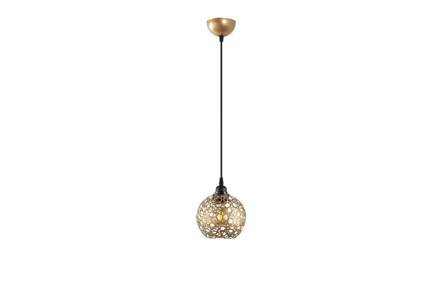 Taklampa Silen guld - Diameter: 17 cm
