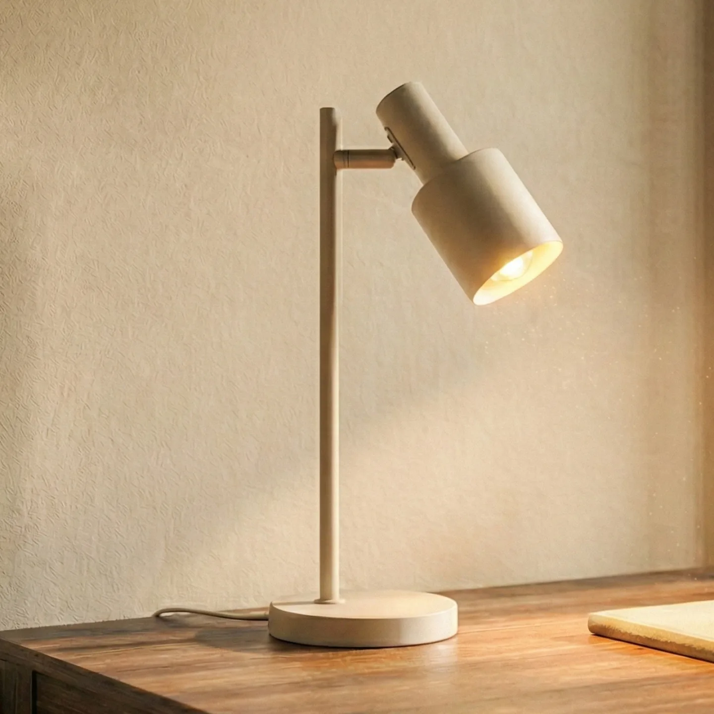 Ovelia Bordslampa Beige - Lindby - Arbetsrum / hemkontor - Modern - Metall - Med en ljuskälla