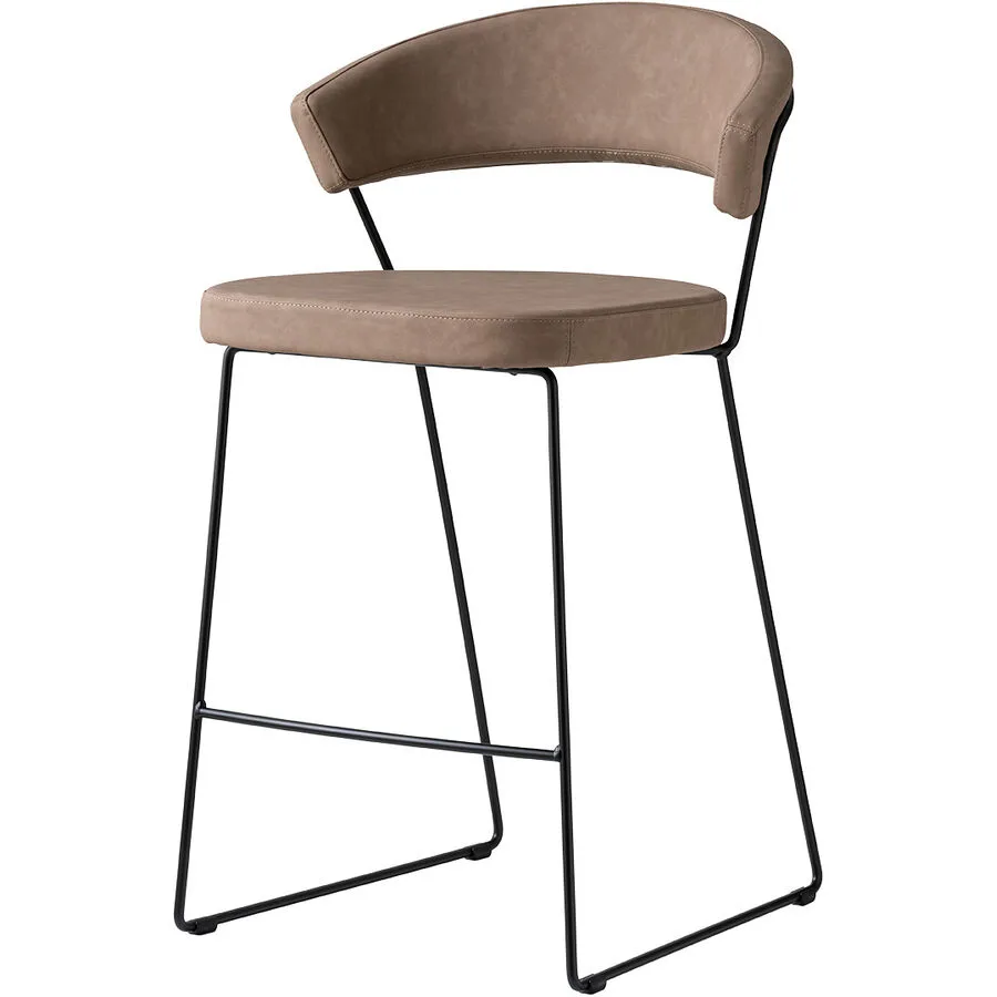 CONNUBIA Barhocker New York schlamm Metall H 91 cm