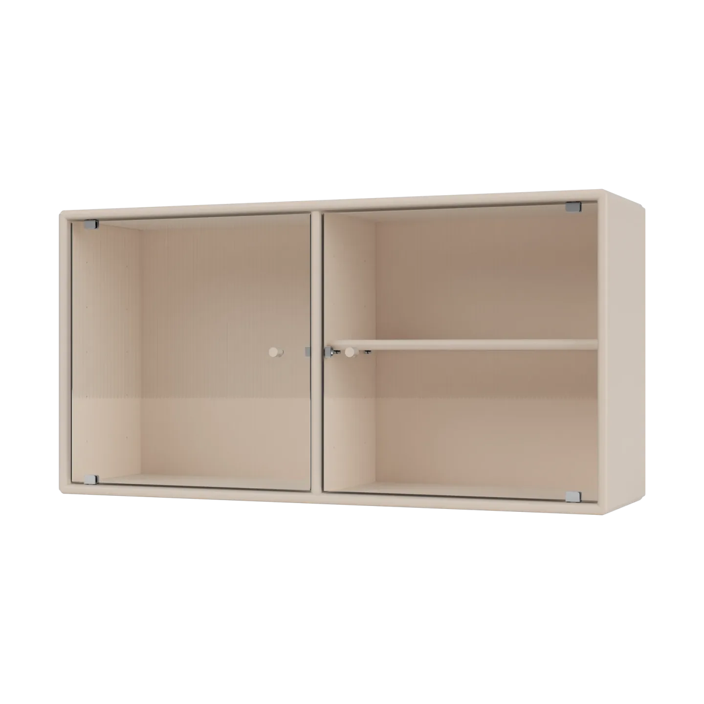 Montana Ripple I Vitrinenschrank 69,6x35,4x20 cm Clay
