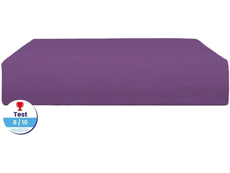 Fixleintuch DH JERSEY PEIGNE 120x200cm violett