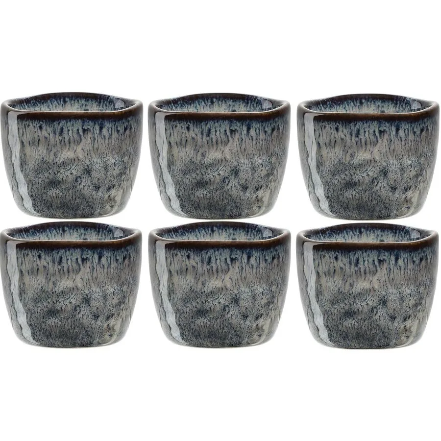 Eierbecher-Set Leonardo grau Keramik