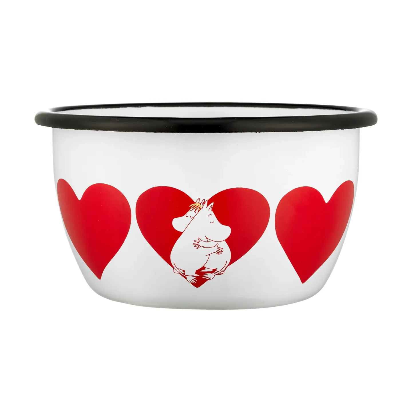 Muurla Moomin Emailleschale 60 cl Heart