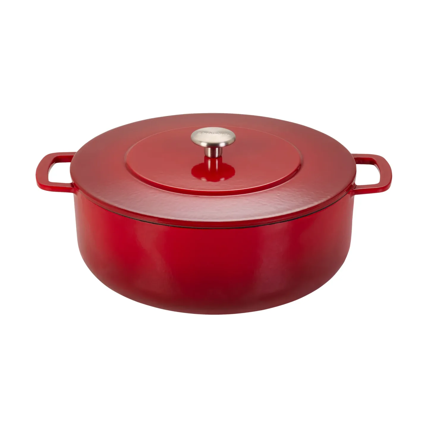Combekk Combekk emaillierter Gusseisentopf Ø24 cm Cherry