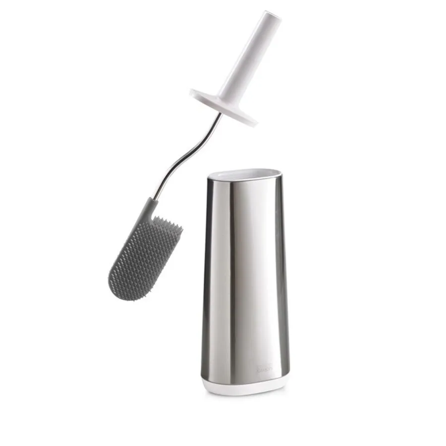 Toilettenbürste Joseph Joseph Flex Grau/Weiss ABS/Stahl 42.8 cm - Farbe: weiss/grau - Material: Stahl/ABS