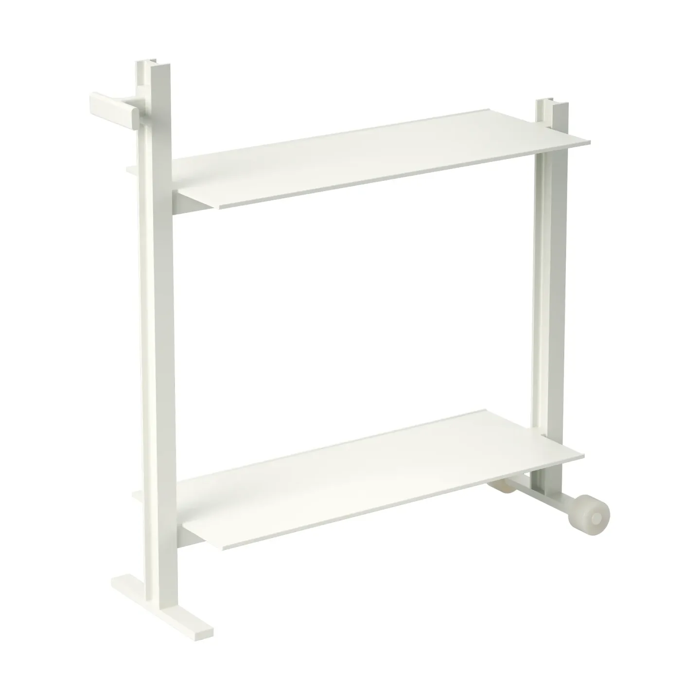 Museum Museum Trolley Servierwagen Weiß, 74,5x77,5x24 cm