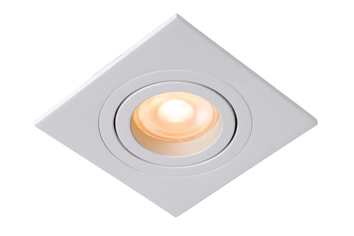 Lucide - Tube spotlight GU10 - Infälld spotlight - Vit