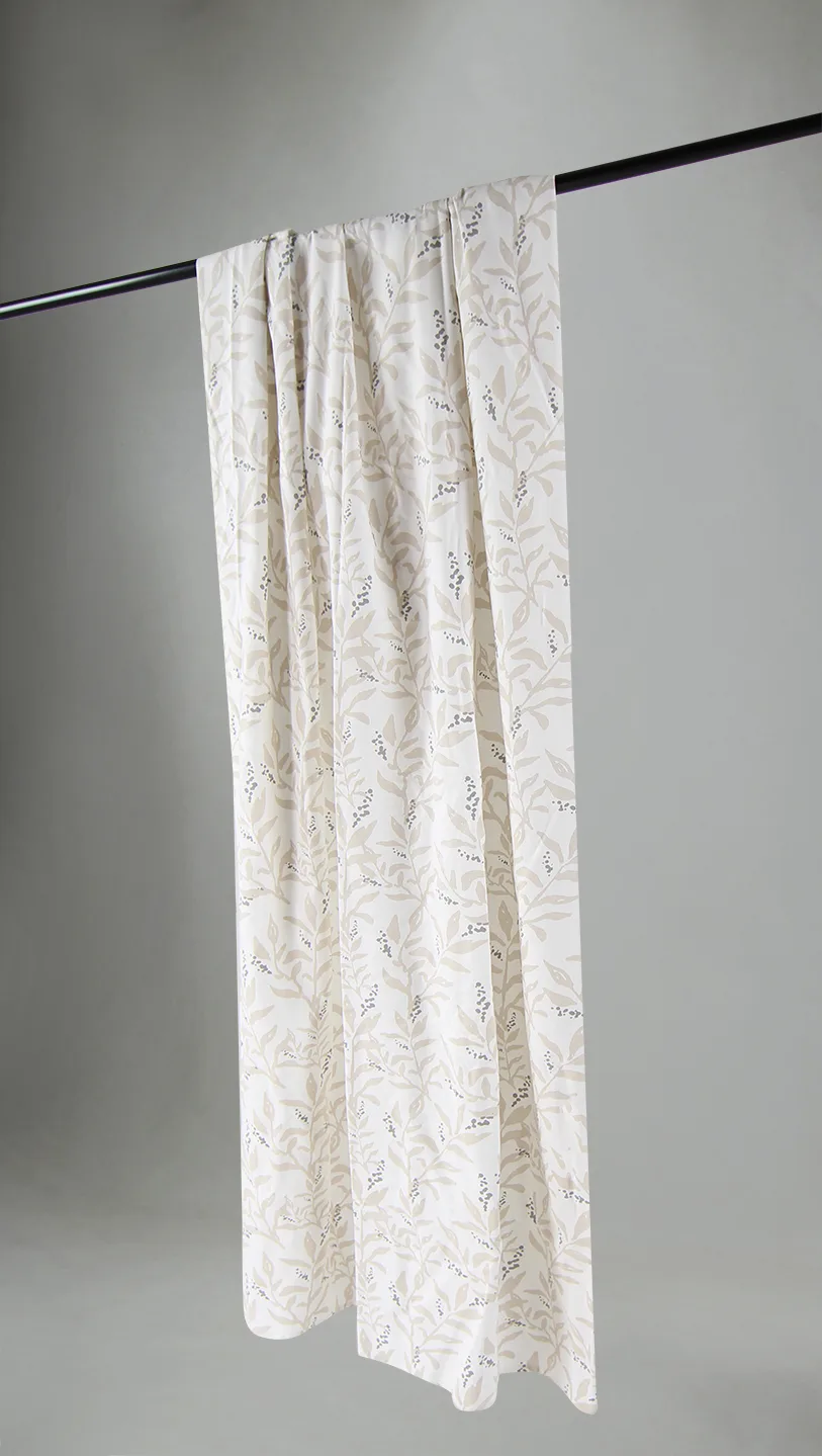 Gardiner - Bomullsgardin Katri (beige) (Størrelse: 140 x 300)