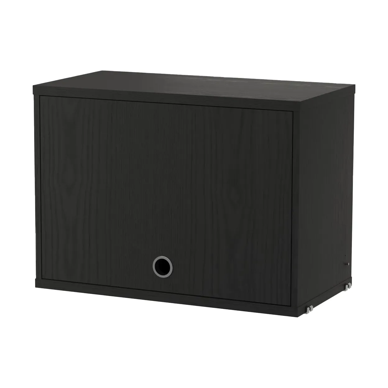 String String Oberschrank Schwarz gebeizte Esche, 58x30 cm
