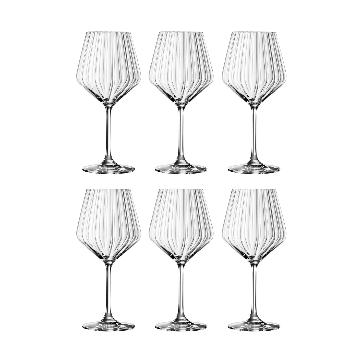 Spiegelau LifeStyle Burgundy Rotweinglas 64 cl 4er-Pack Klar