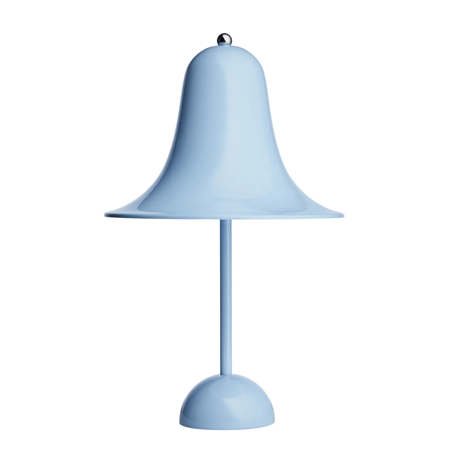 Pantop Tischleuchte Ø23 Light Blue - Verpan - Wohnzimmer - Design - Metall - Mit Schirm