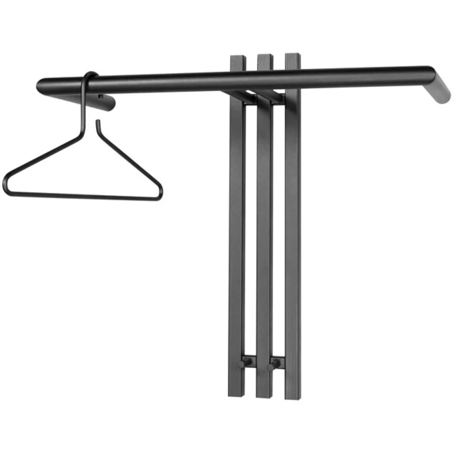 Spinder Design Garderobe Hesta Schwarz Stahl 63.5 cm