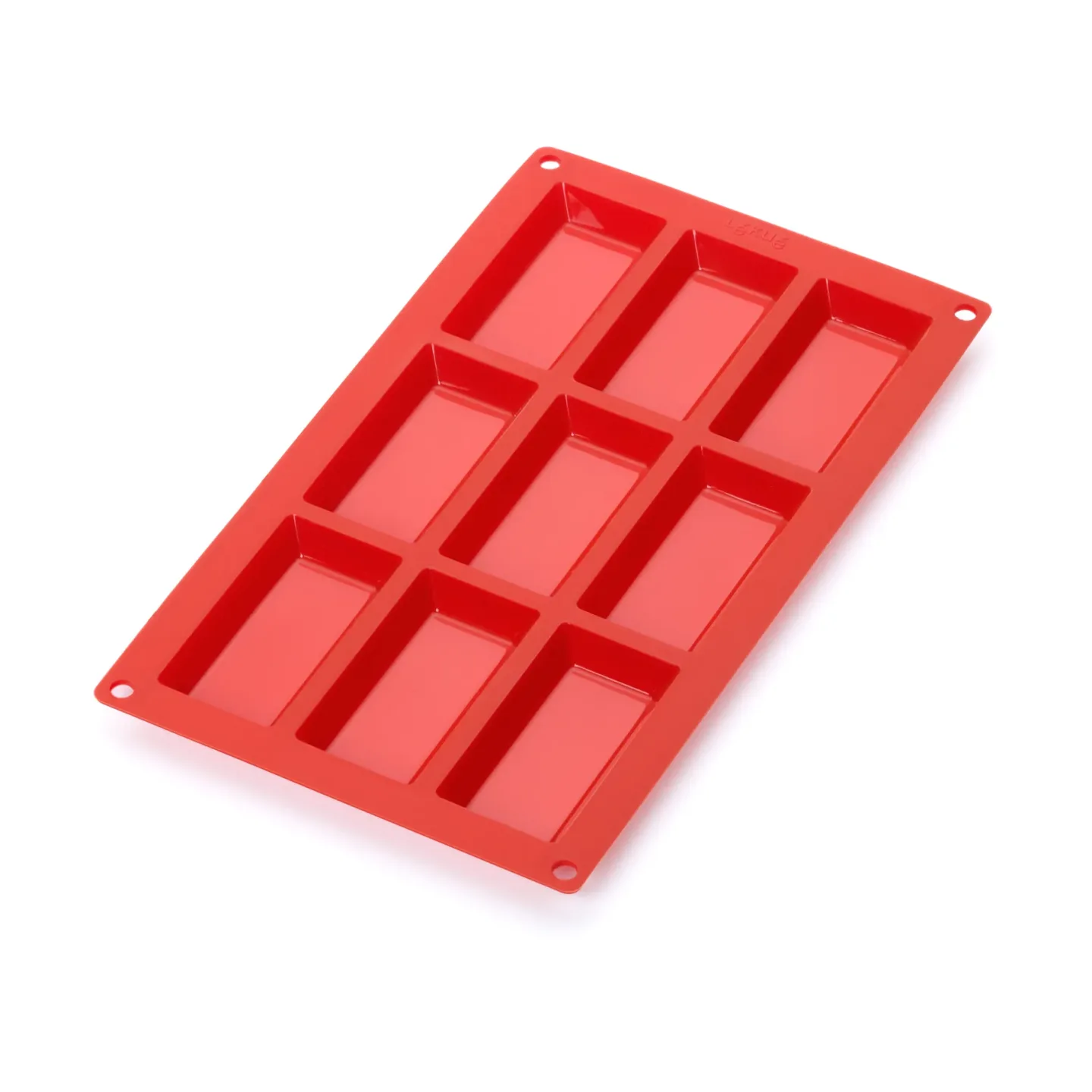Lékué Lékué Financierform Silikon 9 Stk. Rot