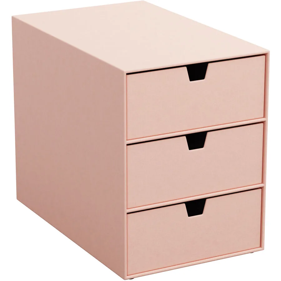 Schubladenbox Bigso Box dusty pink Papier B 16 T 25 cm