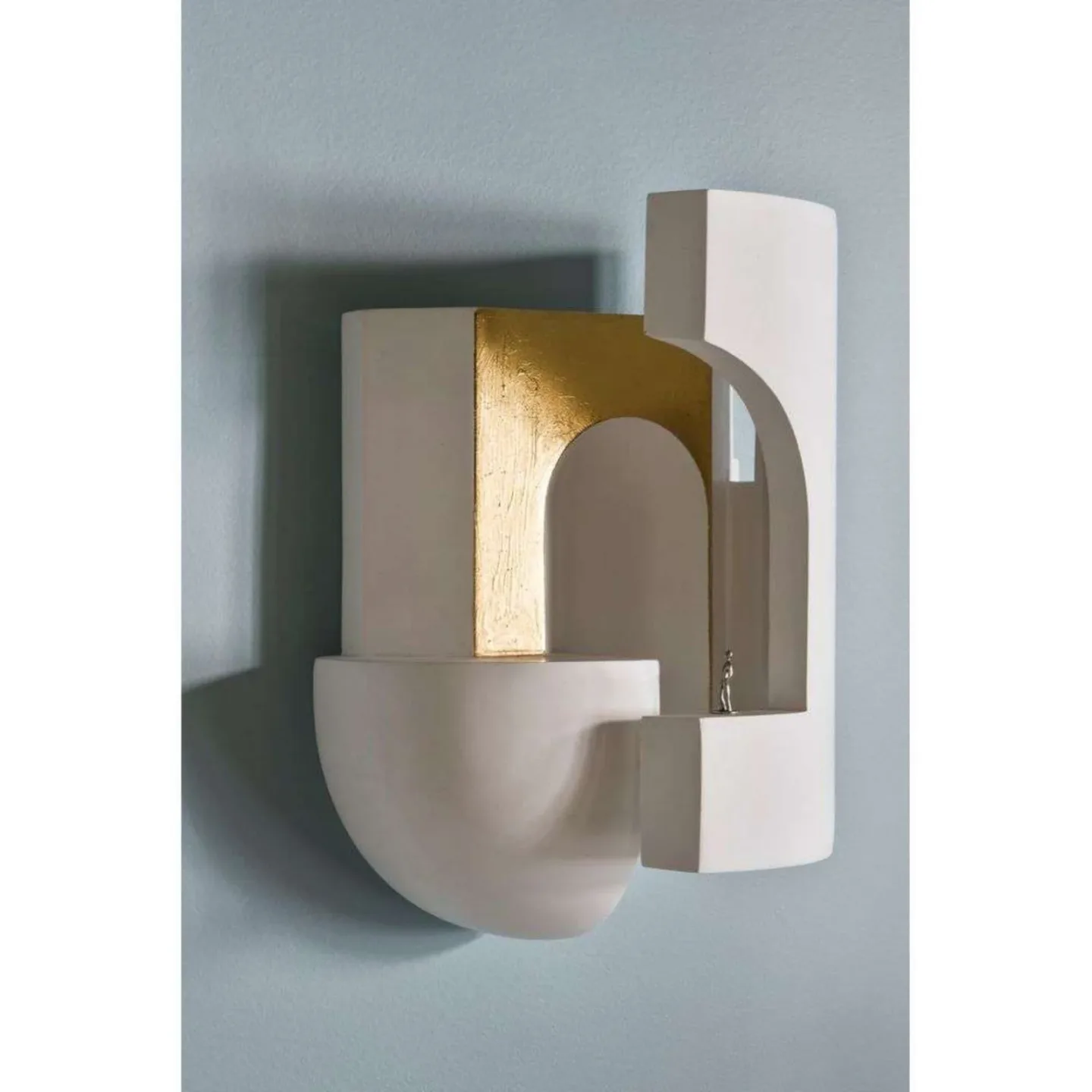 Soul Story 2 Wandleuchte White/Gold - DCW - Design - Kunststoff