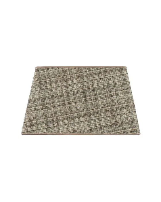 Rektangulær lampeskærm Callum plaid brun