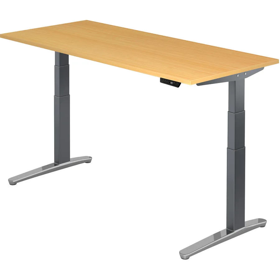 Schreibtisch Office Buche Dekor Holzwerkstoff B 180 T 80 cm