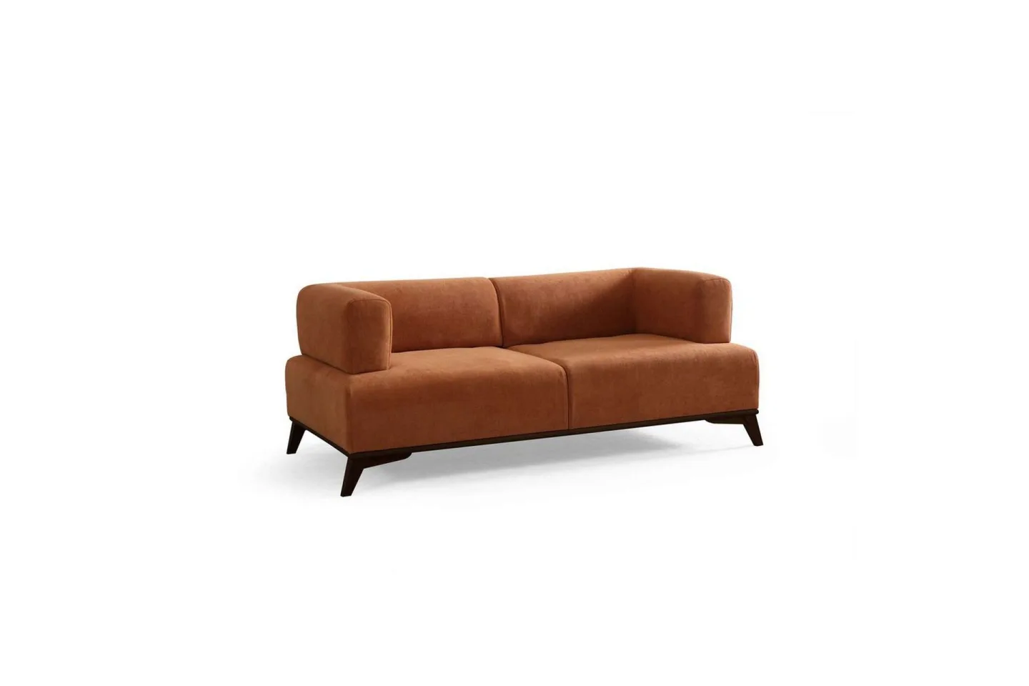 Malkiat Soffa 2-sits - Orange/Svart