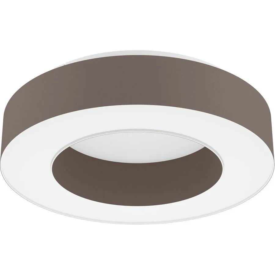Eglo Deckenlampe Guamare Weiss Stahl 53 cm 13.5 cm - LED - LED Energiesparlampen