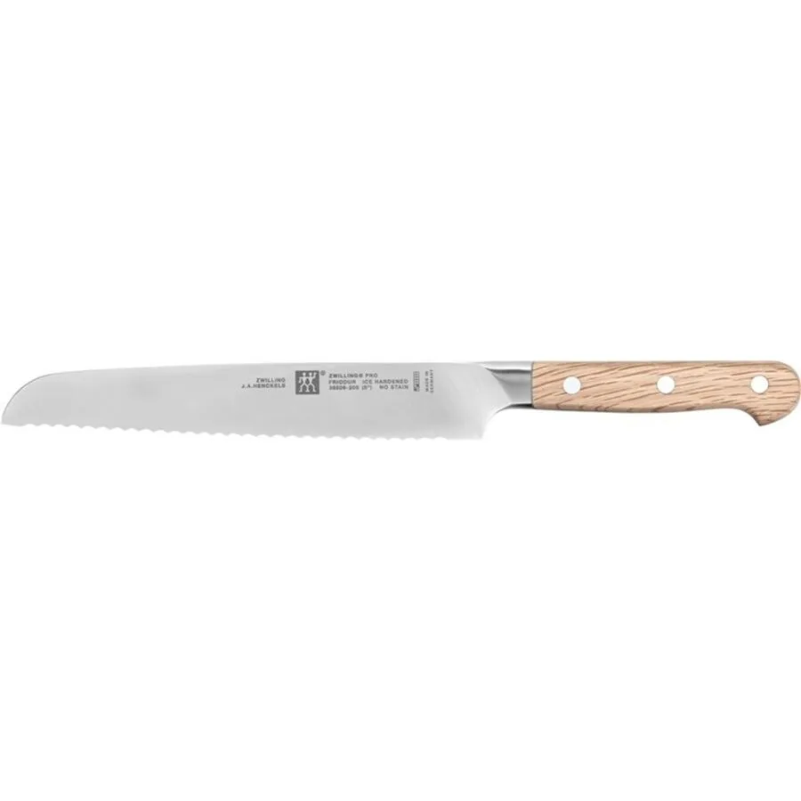 Brotmesser Zwilling braun Holz/Stahl
