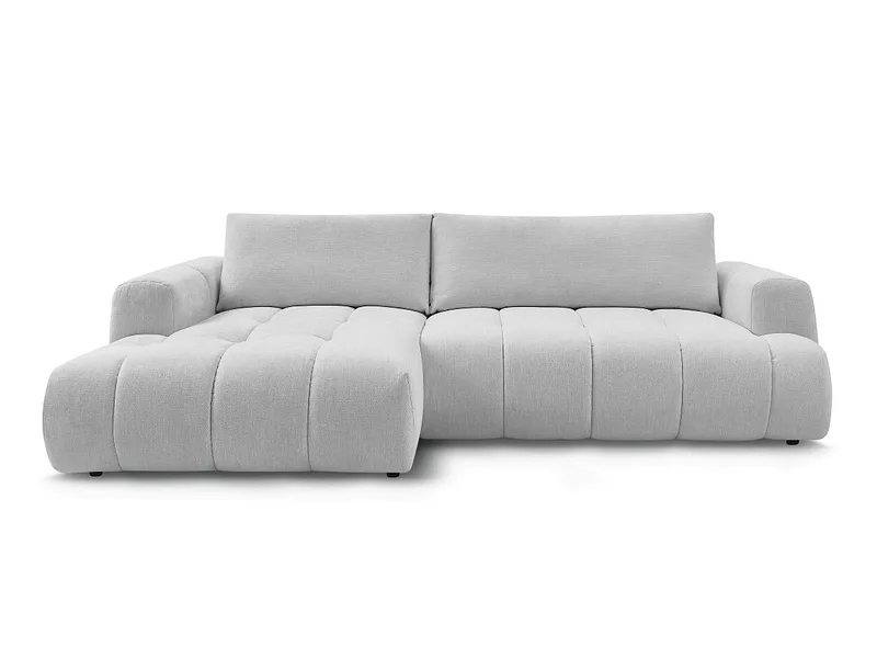 Ecksofa BOBOCHIC FUJI Stoff hellgrau