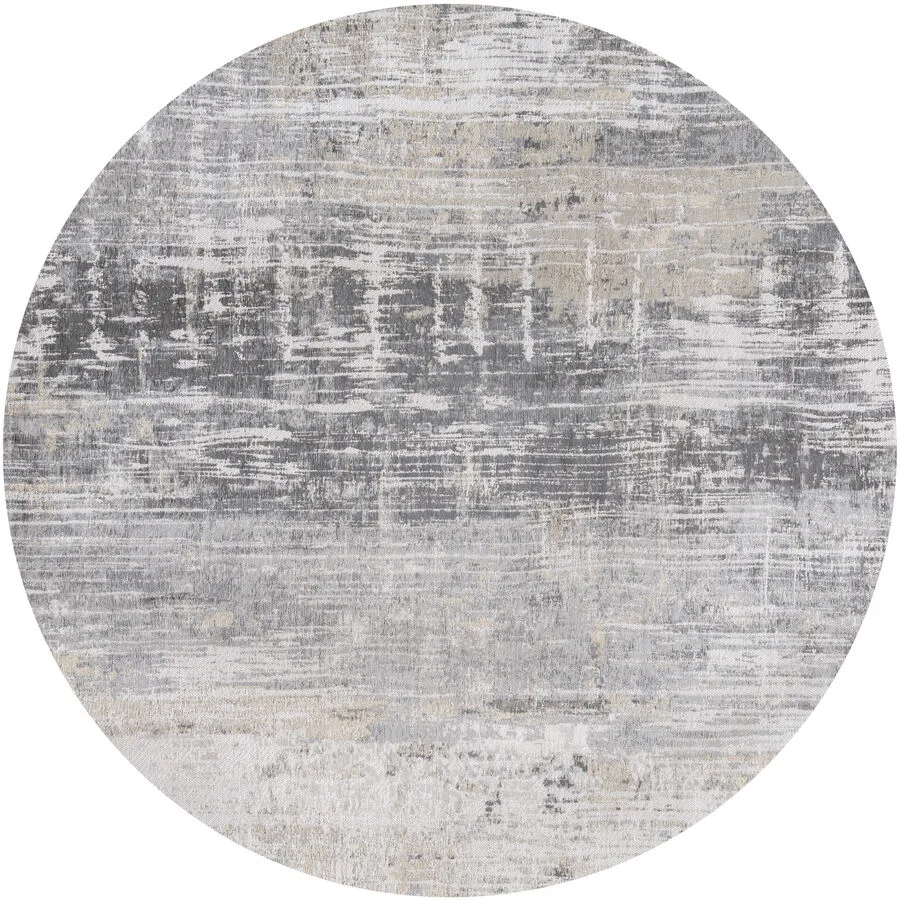 Teppich Streaks Grau Polyester 240 cm 240 cm