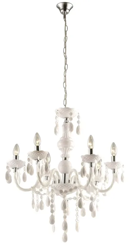 Globo Lighting - Cuimbra Ø65 - Kristallkrona - Vit