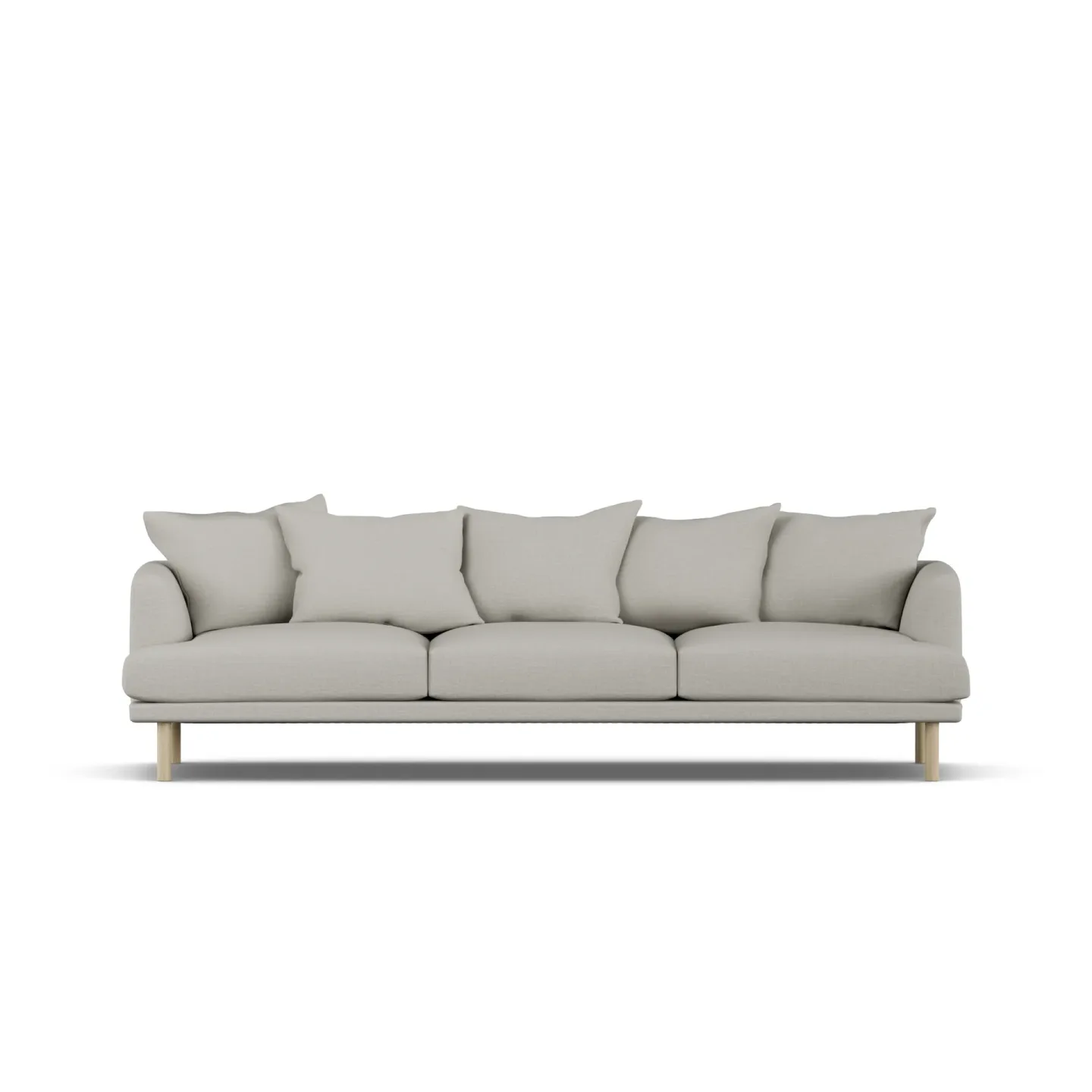 1898 Sjövik Sofa Same Grey 6673-Eiche weiß geölt, 3,5-sitzig