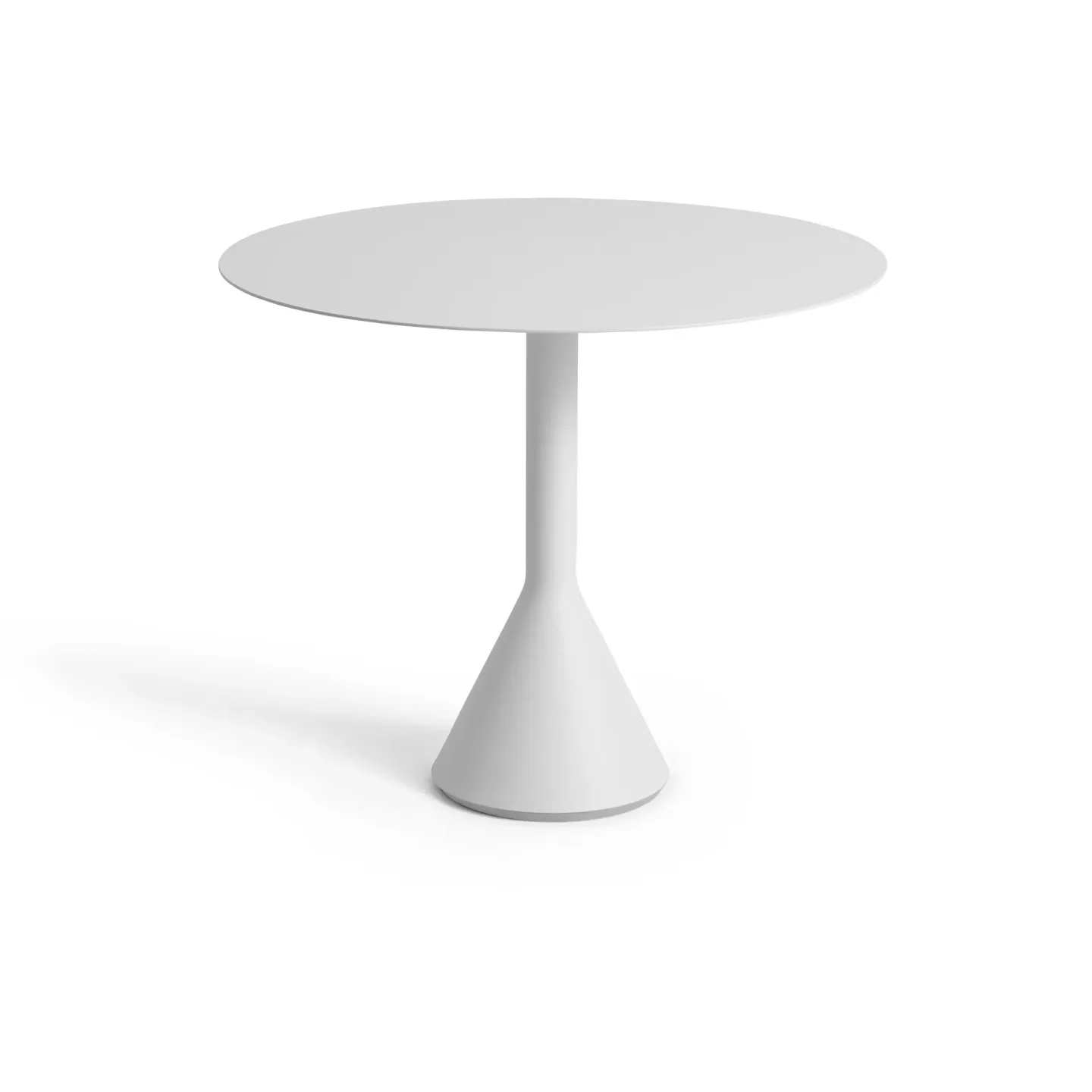 HAY Palissade Cone runt cafébord Sky grey, Ø90 cm