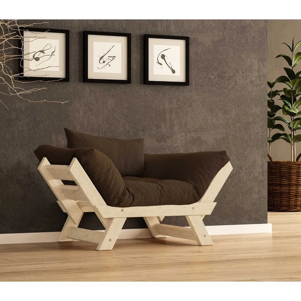 Zylar 2-sits Bäddsoffa - Brun/Natur