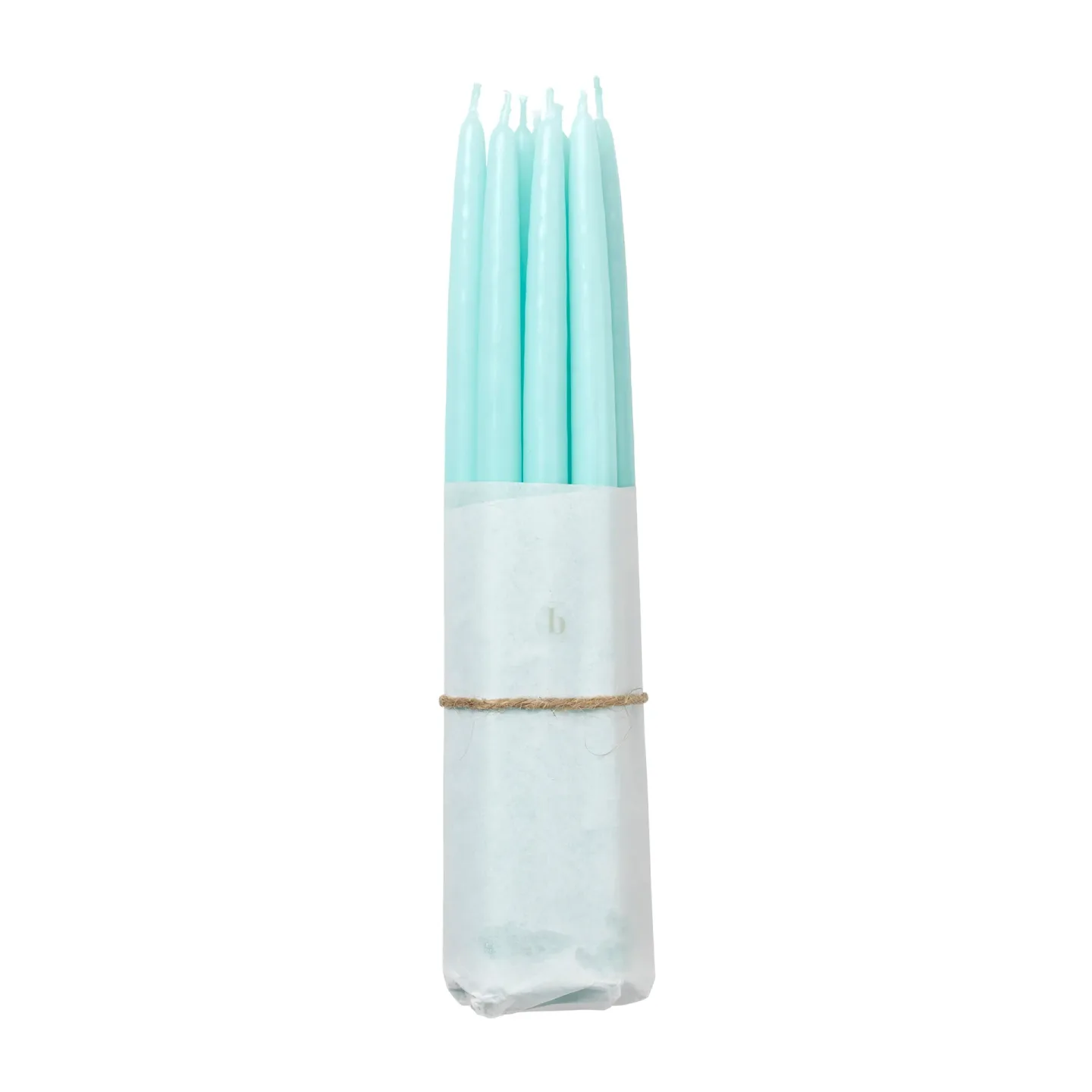 Broste Copenhagen Broste Copenhagen gegossene Kerzen 10er Pack Mint green