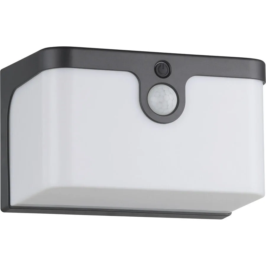 Eglo Solaraussenlampe Croara Grau Kunststoff 11 cm - Farbe: anthrazit - Lichtfarbe: Warmweiss