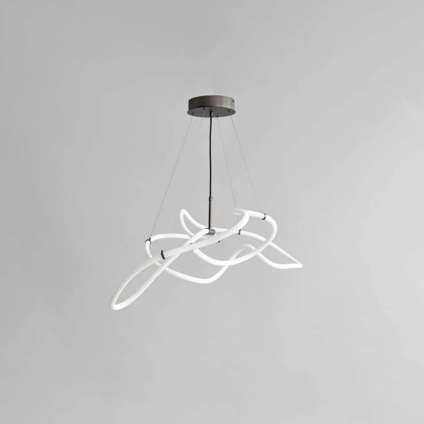 Ghost Kronleuchter Mini Acryl/Edelstahl - 101 Copenhagen - Wohnzimmer - Aluminium