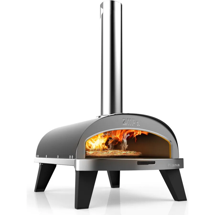 Pizzaofen ZiiPa dunkelgrau Edelstahl B 40 T 76 cm