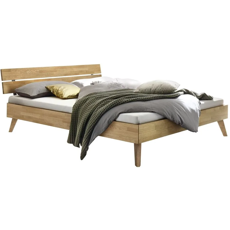 Hasena Bett Antonello Eiche Eiche Massivholz 200 x 200 cm
