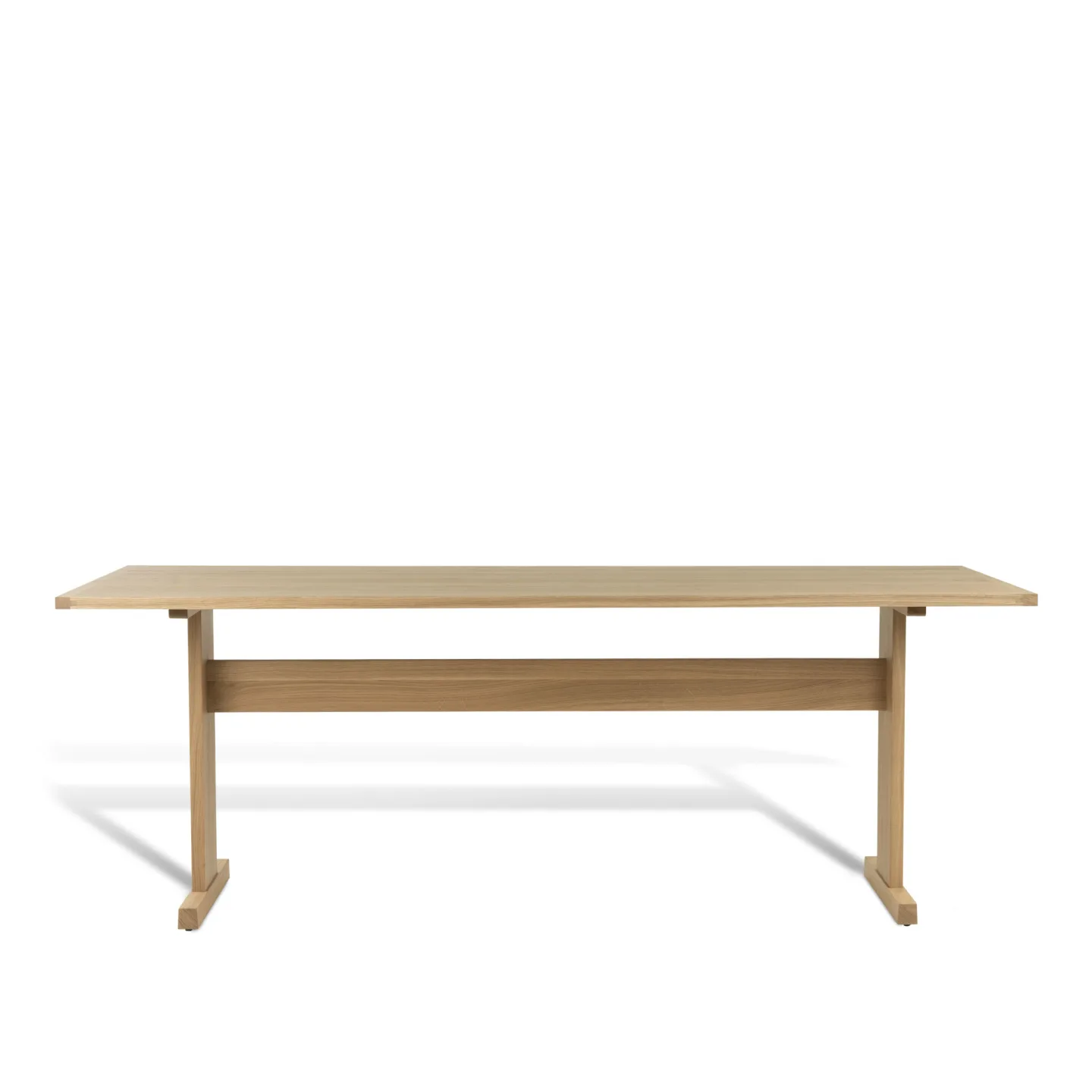 Mavis Arv matbord 200x85 cm Vitpigmenterad mattlackad ek
