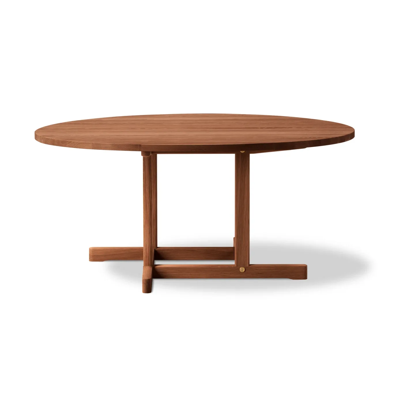 Fredericia Furniture BM80 Mogensen Coffee Table soffbord Ø120 cm Rökt oljad ek
