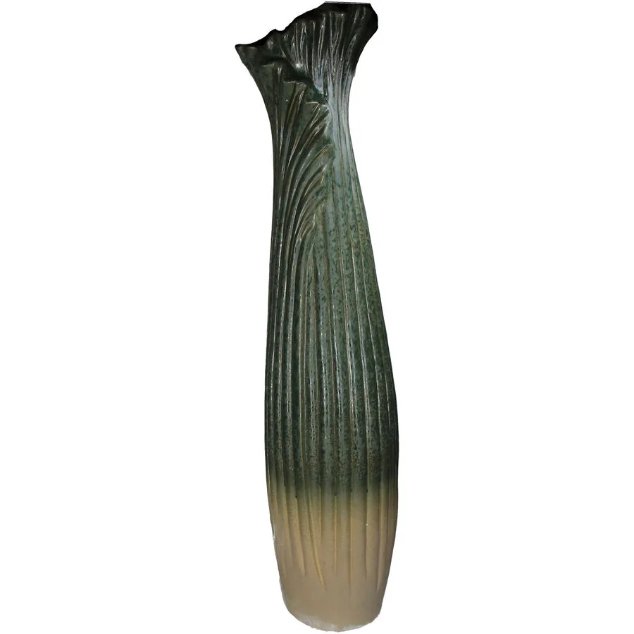 Vase Myko Grün Steingut 93.5 cm